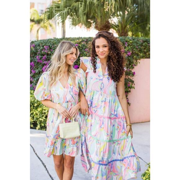 CROSBY KEMBLE DRESS - PALM BEACH $298 (No belt) Sz S - Picture 2 of 12